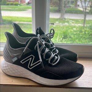 New Balance Black and White Athletic Shoes